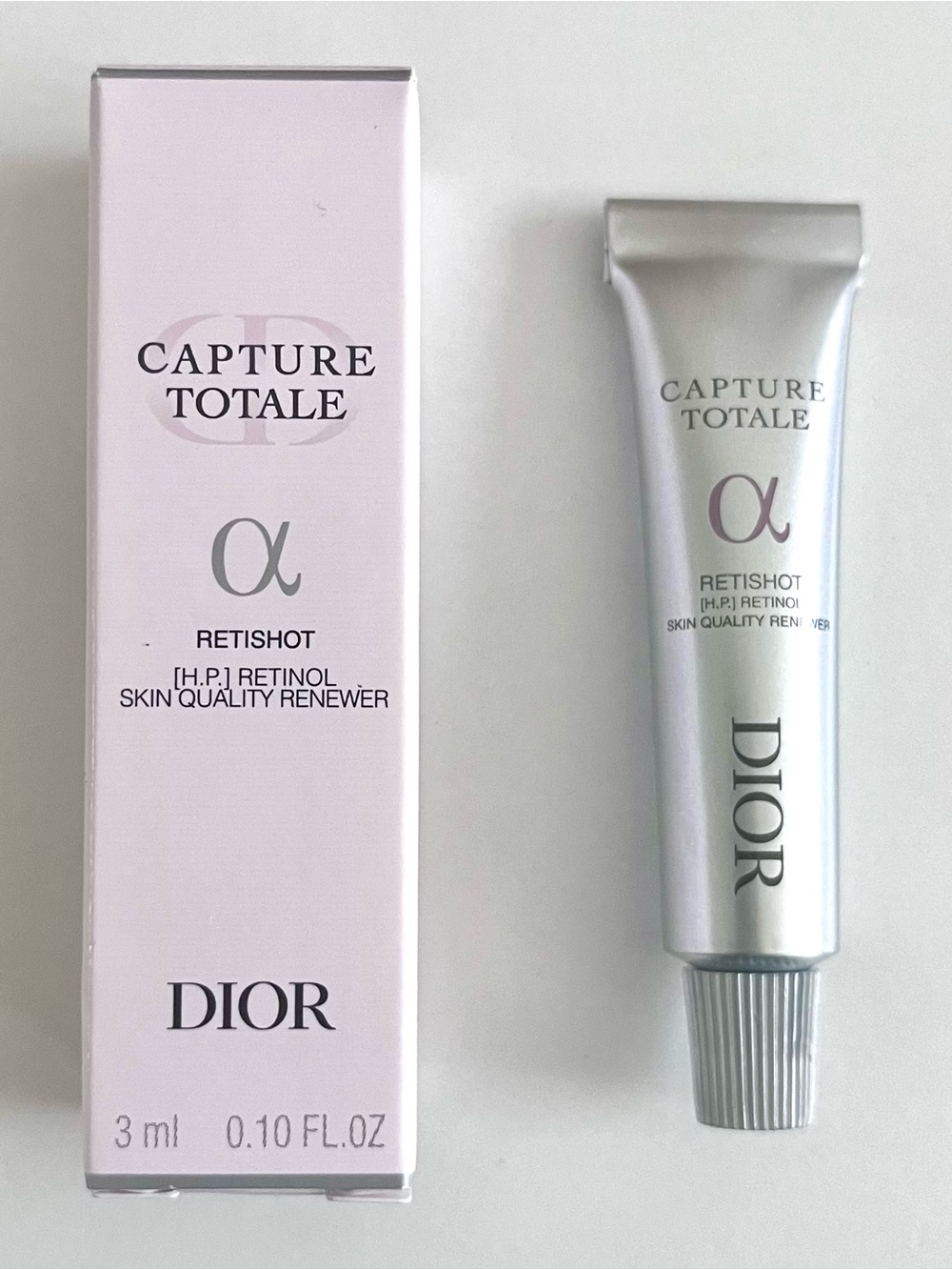 🆕 Dior Capture Totale Retishot - Silver & White 3ml • Travel • Trial • Sample